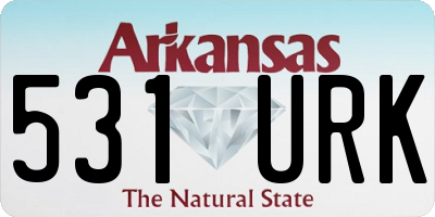 AR license plate 531URK