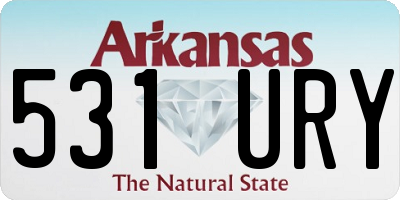 AR license plate 531URY