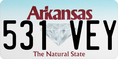 AR license plate 531VEY