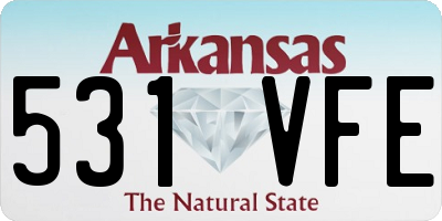 AR license plate 531VFE