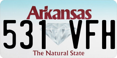 AR license plate 531VFH