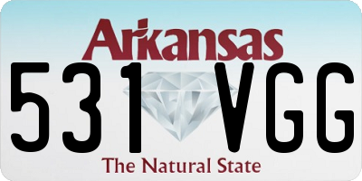 AR license plate 531VGG