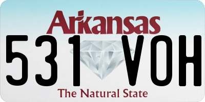 AR license plate 531VOH