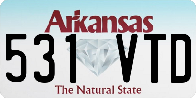 AR license plate 531VTD