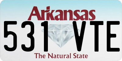 AR license plate 531VTE