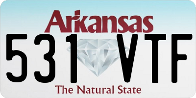 AR license plate 531VTF