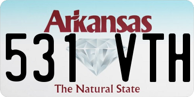 AR license plate 531VTH