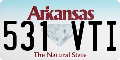 AR license plate 531VTI