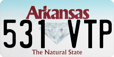 AR license plate 531VTP