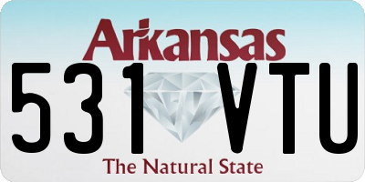 AR license plate 531VTU