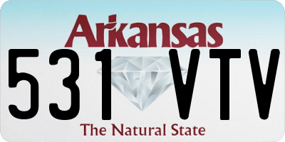 AR license plate 531VTV