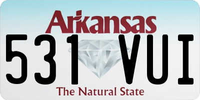AR license plate 531VUI