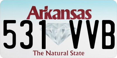 AR license plate 531VVB