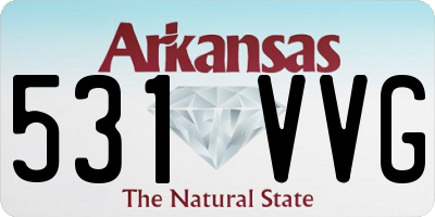 AR license plate 531VVG