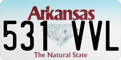 AR license plate 531VVL