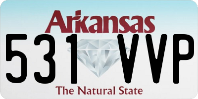 AR license plate 531VVP