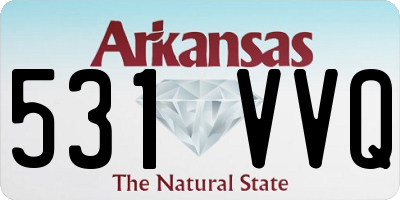 AR license plate 531VVQ