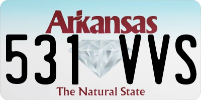 AR license plate 531VVS