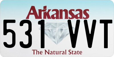 AR license plate 531VVT
