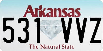 AR license plate 531VVZ