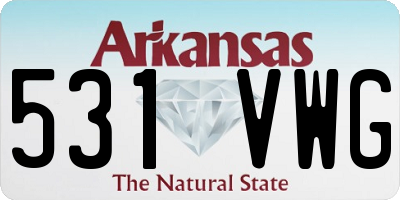 AR license plate 531VWG