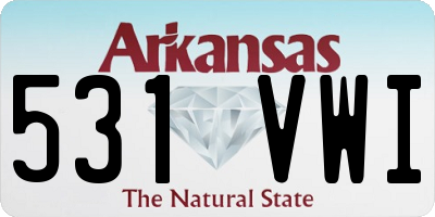 AR license plate 531VWI