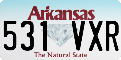 AR license plate 531VXR
