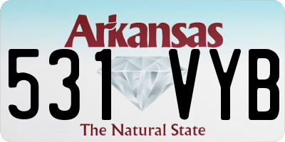 AR license plate 531VYB