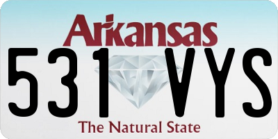 AR license plate 531VYS