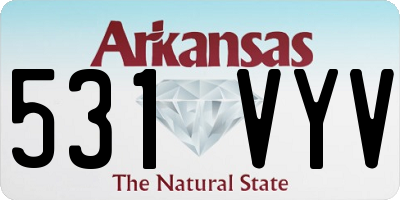 AR license plate 531VYV