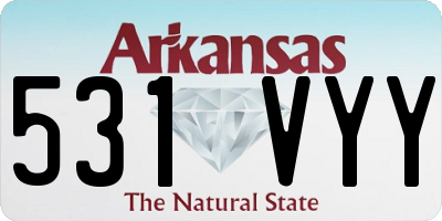 AR license plate 531VYY