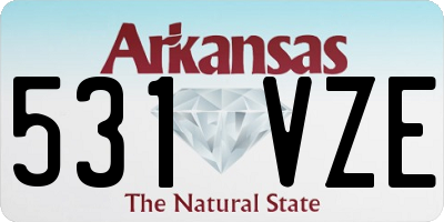 AR license plate 531VZE