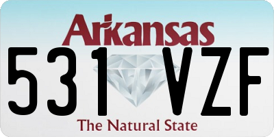 AR license plate 531VZF