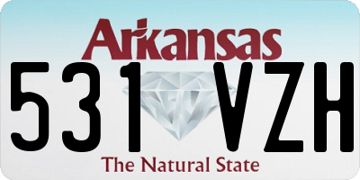 AR license plate 531VZH
