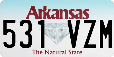AR license plate 531VZM