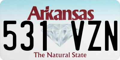 AR license plate 531VZN