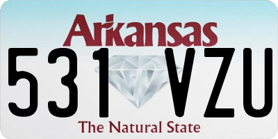 AR license plate 531VZU