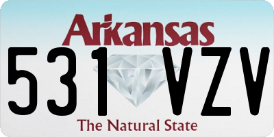 AR license plate 531VZV