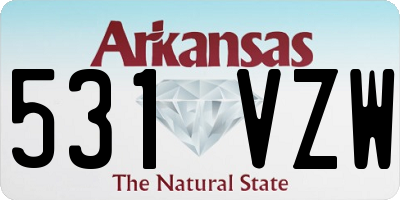 AR license plate 531VZW