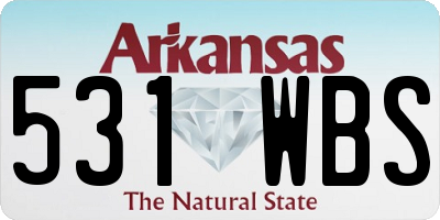 AR license plate 531WBS