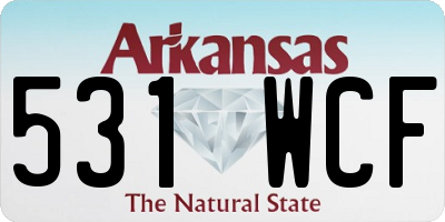AR license plate 531WCF