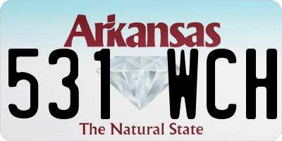 AR license plate 531WCH
