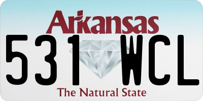 AR license plate 531WCL