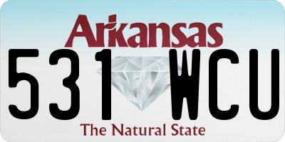 AR license plate 531WCU