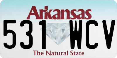 AR license plate 531WCV