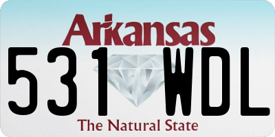 AR license plate 531WDL