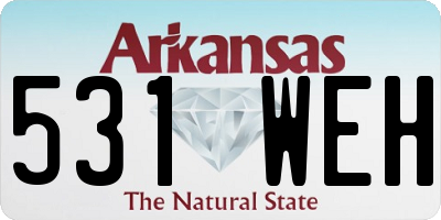 AR license plate 531WEH