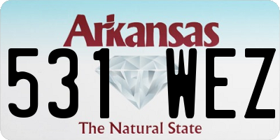 AR license plate 531WEZ
