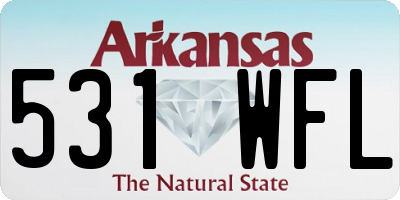 AR license plate 531WFL