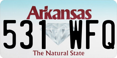 AR license plate 531WFQ